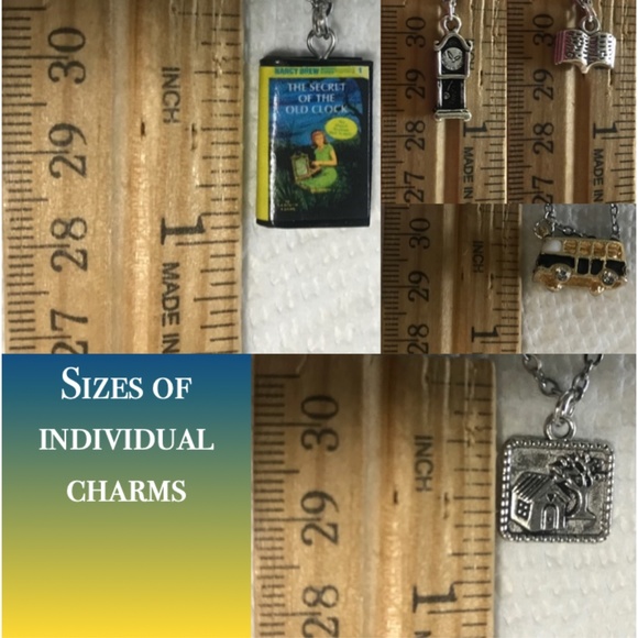 Nancy Drew Secret of the Old Clock by Carolyn Keene Handmade Literature Necklace - Picture 13 of 15